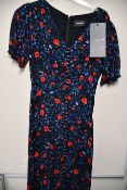 An as new The Kooples Poison Roses on Georgette dress (Size 2 - RRP £318 - no tag).