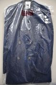 An as new Comptoir De Cotonniers Lintot coat in maritime blue (Size 42 - RRP £280).