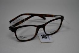 A pair of as new Exalto glasses frames with clear glass (RRP £270).