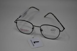 A pair of as new Lafron Re-Edition glasses frames with clear glass (RRP £230).