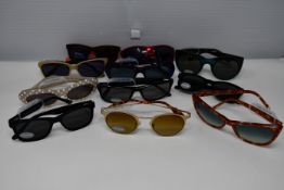 Eleven pairs of as new sunglasses to include Barbour, Oceanblue, Vanni and Rockstar.