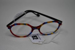 A pair of as new Vanni glasses frames with clear glass (RRP £240).