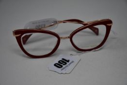 A pair of as new William Morris Black Label glasses frames with clear glass (RRP £250).
