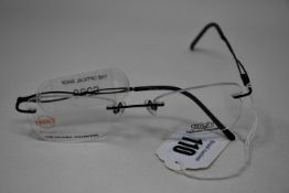 A pair of as new Airlight glasses frames with clear glass (RRP £220).
