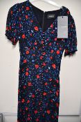 An as new The Kooples Poison Roses on Georgette dress (Size 1 - RRP £318).