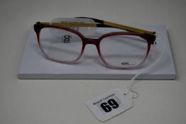 A pair of as new Gotti glasses frames with clear glass (RRP £330).