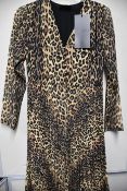 An as new The Kooples contemporary leopard dress (Size 1 - RRP £278 - no tag).