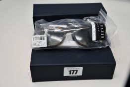 Three pairs of as new Ted Baker Dirk sunglasses with cases.