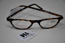 A pair of as new Lafont Reedition glasses frames with clear glass (RRP £230).