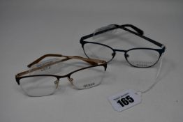 Two pairs of as new Guess glasses frames with clear glass (RRP £150 each).