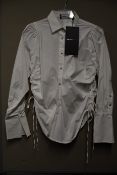 An as new The Kooples Sateen Popeline blouse (Size 1 - RRP £178).
