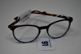 A pair of as new Vanni glasses frames with clear glass (RRP £220).