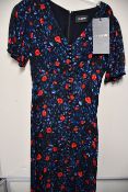 An as new The Kooples Poison Roses on Georgette dress (Size 3 - RRP £318).
