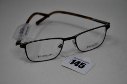 A pair of as new Exalto glasses frames with clear glass (RRP £270).