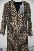 An as new The Kooples contemporary leopard dress (Size 2 - RRP £278).