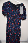 An as new The Kooples Poison Roses on Georgette dress (Size 1 - RRP £318).