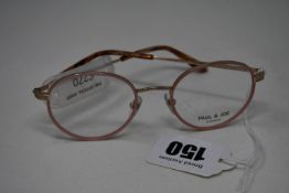 A pair of as new Paul & Joe glasses frames with clear glass (RRP £270).