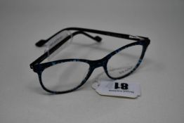 A pair of as new Vanni glasses frames with clear glass (RRP £200).