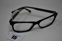 A pair of as new Vanni glasses frames with clear glass (RRP £240).