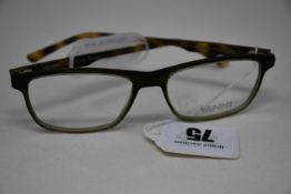 A pair of as new Vanni glasses frames with clear glass (RRP £240).