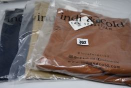 Three pairs of women's as new Indi & Cold Pantalon trousers (All 42).