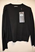 An as new The Kooples Pull cashmere and wool top (Size 1 - RRP £218).