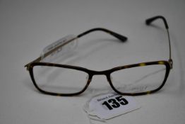 A pair of as new P+US Combo glasses frames with clear glass (RRP £210).