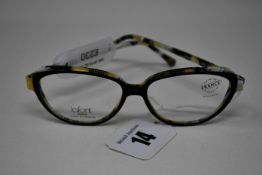 A pair of as new Lafont glasses frames with clear glass (RRP £230).