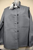 An as new Jil Sander Gerry jacket in grey (Size 38 - RRP £860).