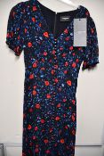 An as new The Kooples Poison Roses on Georgette dress (Size 1 - RRP £318).