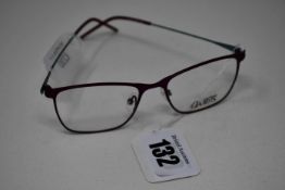A pair of as new Oxibis glasses frames with clear glass (RRP £230).