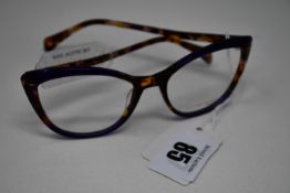 A pair of as new William Morris glasses frames with clear glass (RRP £250).