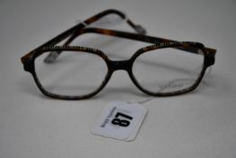 A pair of as new Vanni glasses frames with clear glass (RRP £220).