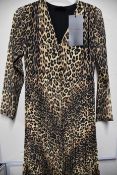 An as new The Kooples contemporary leopard dress (Size 1 - RRP £278).