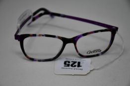 A pair of as new Oxibis glasses frames with clear glass (RRP £230).