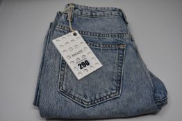 One pair of lady's as new Khaite Daria slim jeans (24).