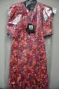 An as new Lui Jo Abito Stamp dress (TG 38 - RRP £207).