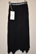 An as new The Kooples X Sport ribbon pleated waist skirt (Size 3 - RRP £198).