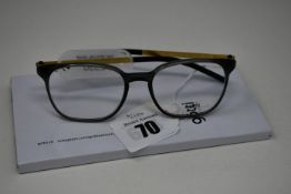 A pair of as new Gotti glasses frames with clear glass (RRP £330).