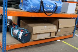 Two boxed as new office chairs to include: one Denali mid black mesh chair (Colour: black ) and