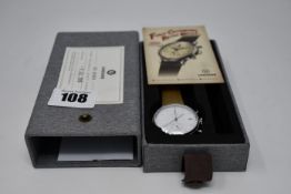 One man's boxed as new Undone The Urban Chronograph Minimalist watch.