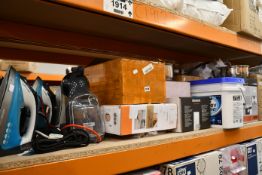 A large quantity of miscellaneous kitchen equipment and related items to include one Toshiba solo