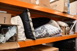 A quantity of household furnishing and related items to include two as new Emma mattress protectors,