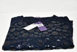 A Laurel fine knit pullover sweater (Size 42).