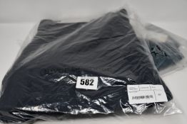 A pair of as new Oliver Spencer Ecological Evering drawstring trousers (M) together with a pair of