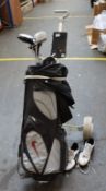 A set of pre-owned golf clubs (15) to include Titleiest, Dunlop, Donnay and Howson together with a