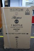 A boxed as new Hostess 7 Bottle Wine Cooler (HW07MC).
