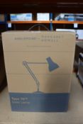 One boxed as new Margaret Howell anglepoise desk lamp (Model: type 75).