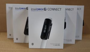Five boxed as new Insulcheck Connect (Automatic data logger for insulin pens, supports KwikPen by