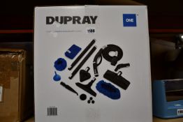 One boxed as new Dupray One steam cleaner.